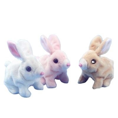 China Brand New Mini Plush Rabbit Kids Electric Toy Rabbit Electric Toys Plush for sale