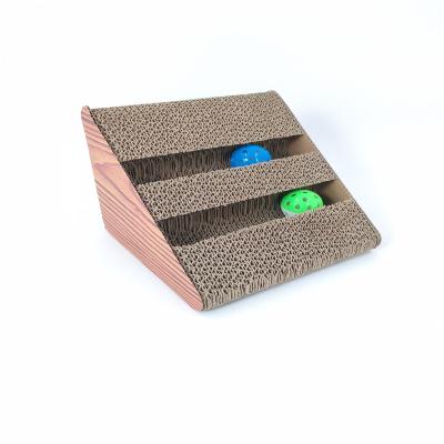 China Cat Tree Scratcher Paper Sustainable Eco Cat Scratcher Modern Cardboard Box for sale