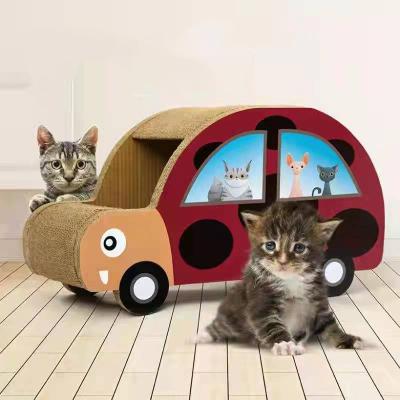 China ODM Sustainable Cat Scratcher Toy Eco-friendly Cat Play Fashionable Paper Small OEM for sale