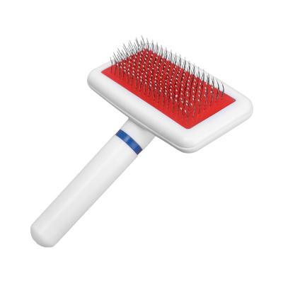 China Durable Stainless Steel Brush Pet Comb Pet Air Cushion Massage Comb for Dog and Cat for sale