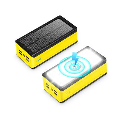 China 20000mAh Solar Fast Charging Support Palladium Solar Phone Charger Mobile Fast Charging Wireless Charging Bank for sale