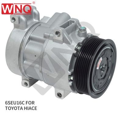 China Auto Suspension Parts Genuine AC 6SEU16C Auto Air Compressor For Toyota Hiace for sale