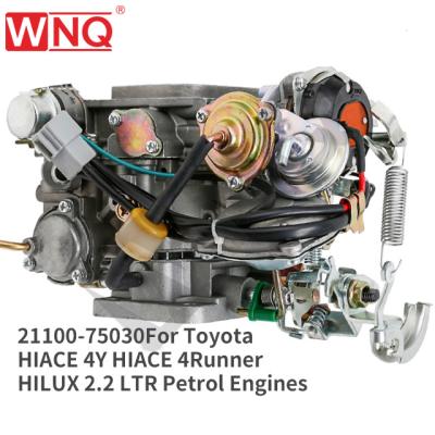 China WNQ 21100-75030 Metal Performance Carburetor For Toyota HIACE 4Y HIACE 4Runner HILUX 2.2 Liter Gasoline Engines for sale