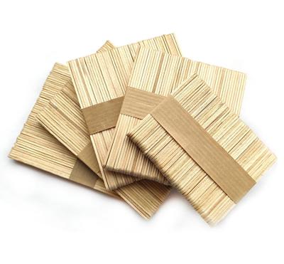 China Eco-Friendly Sustainable Wholesale Natural Wooden Diasposable Ice Cream Sticks for sale