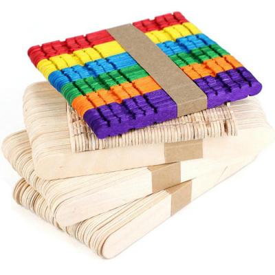 China Viable Disposable Wooden Popsicle Art and Craft Stick for sale