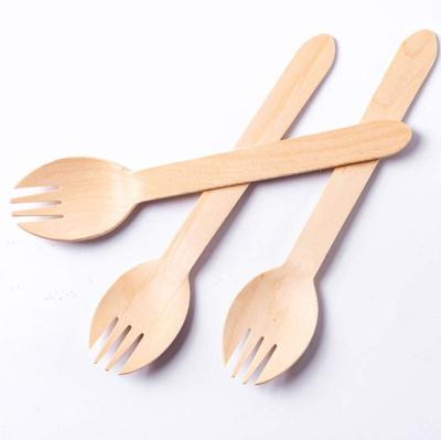 China Custom Wholesale Disposable Tableware and Dessert Disposable Wooden Spoon Kitchen Knife Teak Wood Spoon for sale