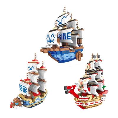 China Intelligence Development ABS Diamond Block Warship 3D Puzzle Model OEM Nanoblocks Kids Toy Micro Building Bricks for sale