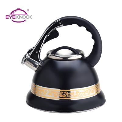 China Sustainable 3.2L Stainless Steel Water Kettle With Bakelite Handle Whistling Water Kettle for sale