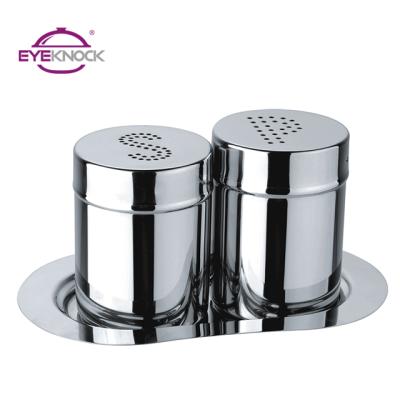 China Viable Accessaries Hot Sale Stainless Steel Cooking Salt And Pepper Set for sale