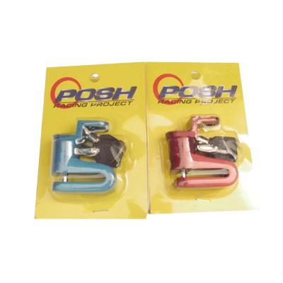 China Anti-theft Iron Motorcycle Lock Security Disc Brake Wheel Lock For Motorcycle Spin for sale