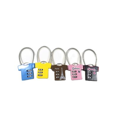 China Mini Eco-friendly Lightweight Security Metal Purse Locks , Laptop Security Wire Lock for sale