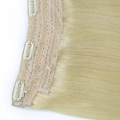 China Silky Straight Wave Highknight Customized Cuticle Aligned Hair Silky Straight Thick Pulled Virgin Remy Clip In Hair Double Ends Extension for sale