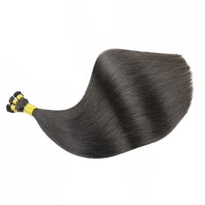 China Wholesale Price 100% Virgin Brazilian Silky Straight Human Hair Highknight Straight Hand Tied Wefts Hair Extensions for sale