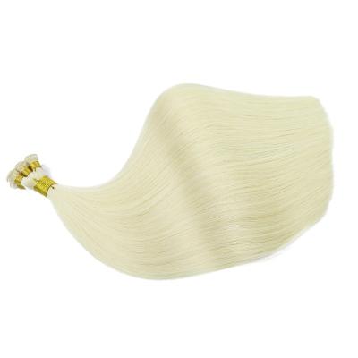 China Cheap Highknight 100% Virgin Human Hair Silky Straight Blonde Color Raw Hand Tied Wefts Hair Extensions for sale