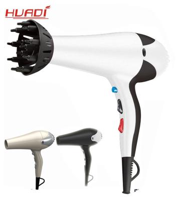 China 2200w Hair Blow Styling Ionic Hairdryer Professional Hair Dryer Tools Black Nano Hot And Cold Titanium Hair Dryer for sale