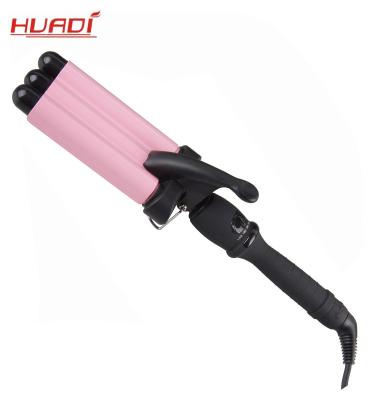 China 3 Heads Aluminum Hair Curling Iron For Professional Use With PTC Aluminum Alloy Titanium Ceramic Working Plate for sale