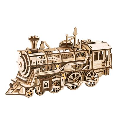 China DIY TOY Robotime Rokr Mechanical 3d wooden gear toys riddle games puzzles LK701 for sale