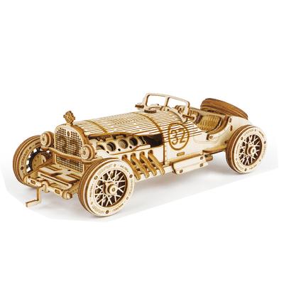 China Children Puzzle Toy Robotime Rokr N71 Certificate Kids Other Educational Gift Toys MC401 3D Car Wooden Puzzle for sale