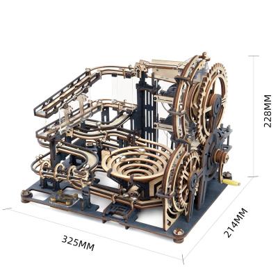 China DIY TOY Robotime Rokr Marble Run LGA01 DIY Assembly Toys 3D Educational Wooden Puzzle For Children for sale