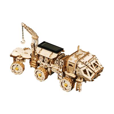 China DIY Wood Opens Robotime LS504 Newest Design Solar Wanderer for Wooden 3D Puzzles Educational Toy Models for sale