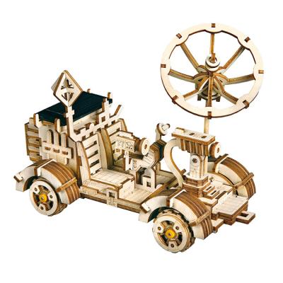 China Eco-Friendly Laser Cutting Robotime Rokr Other Kids Toys DIY Educational Mechanical Wooden Model Birthday Christmas Gifts 3D Puzzle for sale