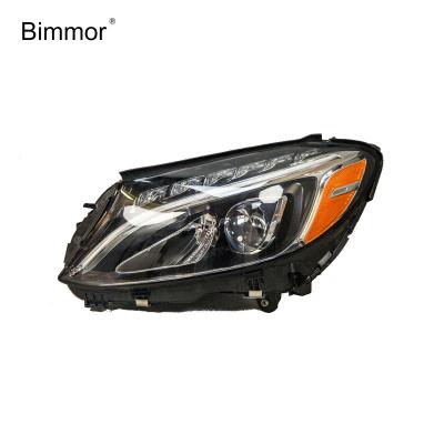 China Plastic bimmor lighting auto car headlight for Mercedes benz w205 usa version head light xenon 2015 -2018 headlight replacement parts for sale