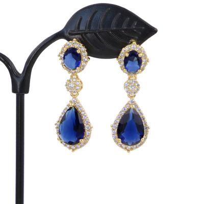 China FASHIONABLE Korean Gold Earrings Jewelry For Women Party Wedding Gift for sale