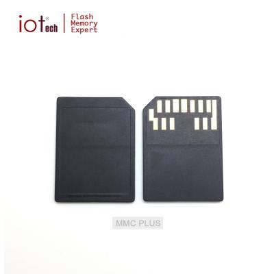 China High Quality RS Small Capacity MMC PLUS 128MB Memory Card Factory Wholesale 24mm x 32mm x 1.5mm from Shenzhen for sale