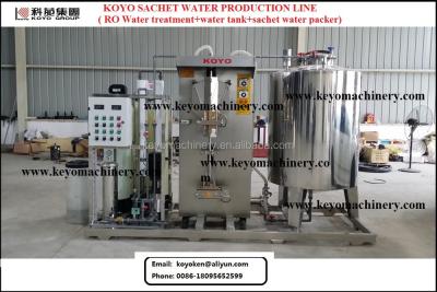 China Beverage RO Water Treatment / Liquid Sachet Packer / KOYO Water Machinery for sale