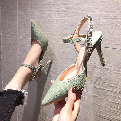 China Fashion Trend Women Fashion Pumps High Heels With Single Shoes Led Main Thin Sandals Shoe for sale