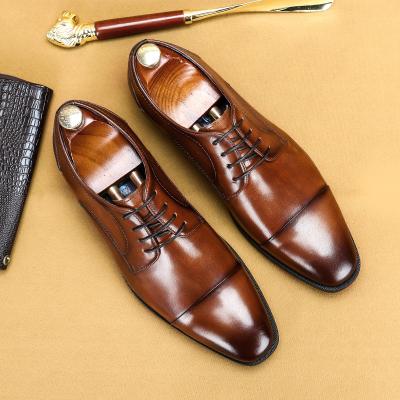 China Luxury Fashion Trend Casual Shoes Mens Shoes Flats Genuine Leather Office for sale