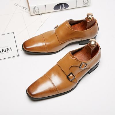 China Fashion Trend Big Plus Size 39-44 Men Leather Shoes Fashion Loafers Breathable Casual Slip On Male Business Wedding Dress Shoes for sale