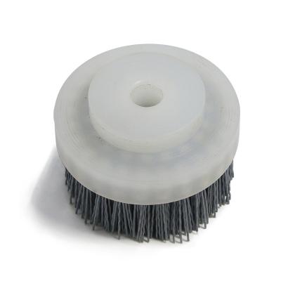 China Making Leather & Antique Stone Surface 80mm Inch 3 Brushes Marble Abrasive Tools Round Shape With 30mm Silicon Carbide Wires For Polishing for sale