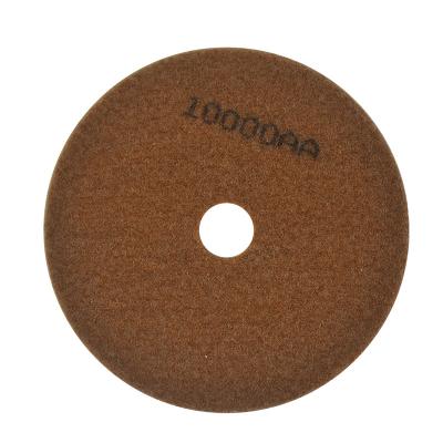 China Polishing and making light effect 7P 8P 9P 12P hardness soft nonwoven abrasive fiber with diamond and silicon powder polishing wheel with plastic base for sale