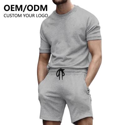 China Breathable Sublimation Shorts Sleeve T-shirt Polyester Shorts Jogger Plain Men Plus Size 2 Piece Shorts Set Mens Summer Shorts Set for sale