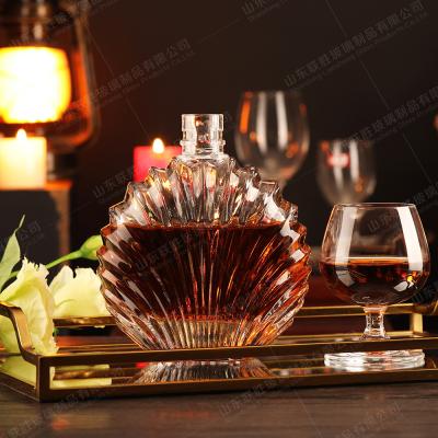 China Beverage Industrial 700ml Glass Bottle 1L 5L Bottle for Vodka Tequila Rum Liquor Spirit for sale