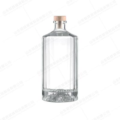 China Bottle Material Healthy Lead-free Glass Creative Clear Wine Bottle for Liquor and Wine for sale