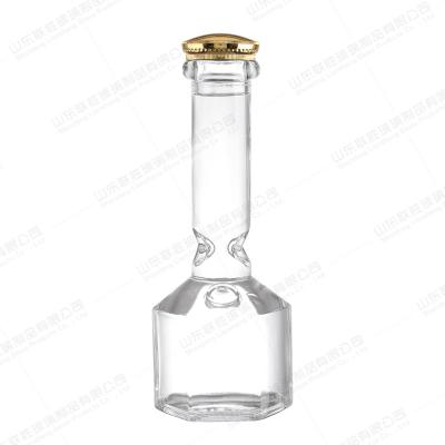 China 250ml 500ml 700ml 750ml Custom Square Empty Liquor Glass Bottles for sale