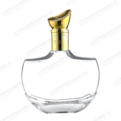 China Custom Logo Glass Water Juice Wine Bottle Healthy Lead-free Glass Base Material Glass for sale