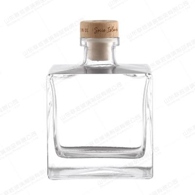 China Angel's Hand Special-Shaped Glass Fruit Juice Wine Beverage Bottles Decal 500ml 750ml Red Wine Bottle for sale