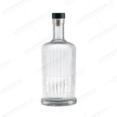 Cina Forma su misura Spirito Rotondo 100 ml 200 ml 375 ml 500 ml 750 ml Bottiglia in vetro di gin da 1 litro in vendita