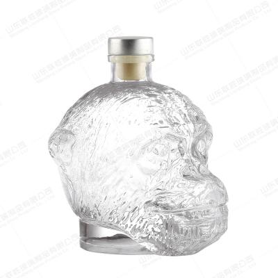 Cina Liquor Clear Custom Bottiglia di vetro vuota 375ml 500ml 750ml Salutevole in vendita