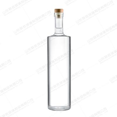 China OEM ODM aceitável 500ml Vodka Spirit Whisky Vinho Garrafa de Vidro para Liquor à venda