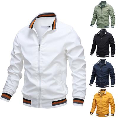 China Breathable Spring&autumn Wholesale Men Golf Tennis Stand Collar Jogging Jacket Winter for sale