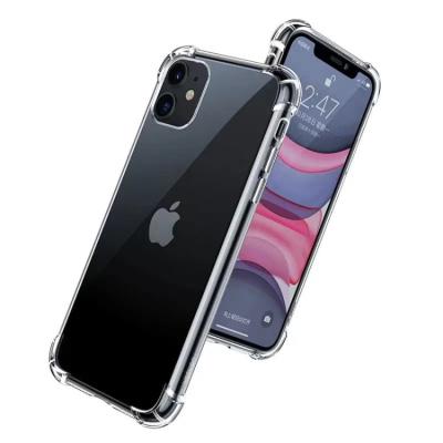 China Shockproof for iPhone 11 12 13 PRO max 6G XR top quality transparent and colorless 1.0mm soft case anti drop TPU phone case for sale