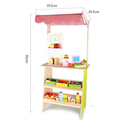 China Best Selling MDF Supermarket Grocery Toy Montessori Educational Toys For Children for sale