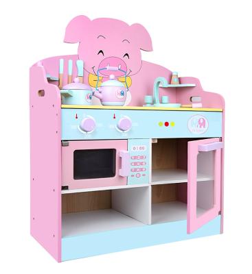 China Eco-friendly Material Kids Toy Girls Cooking Pretend Paly Educational Kitchen Toys Wooden Sets for sale