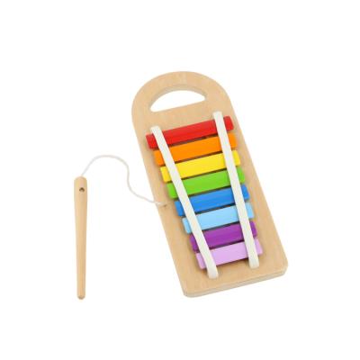 China Kids Eco-friendly Material Musical Instruments Instruments Wooden Tambour Basque Xylophone Toys For Kids Children for sale