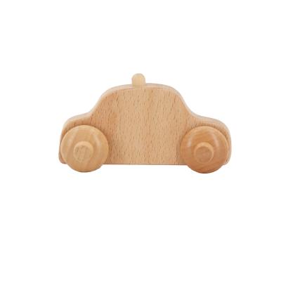 China 2021 Small Mini Wooden Car Toy For Children Eco-friendly Wooden Material Toy Car Game Children Educational for sale