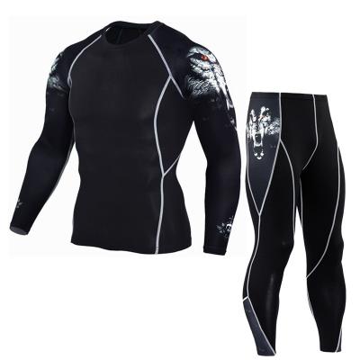 China Rashguard Factory Fit Set Muttahida Majlis-e-Amal Sports Men's T-shirt Compression Rashguard Jiu Jitsu Wholesale Custom Dry Men's Tracksuit for sale